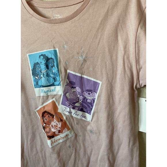 Disney 100th Encanto Alice Moana Short Sleeve Girls’ T Shirt Top Size L 10-12 - Picture 5 of 6